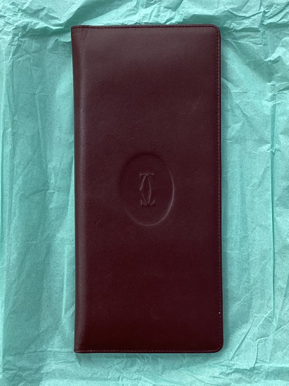 ‘Must de Cartier’ Burgundy Long Bi-Fold Wallet